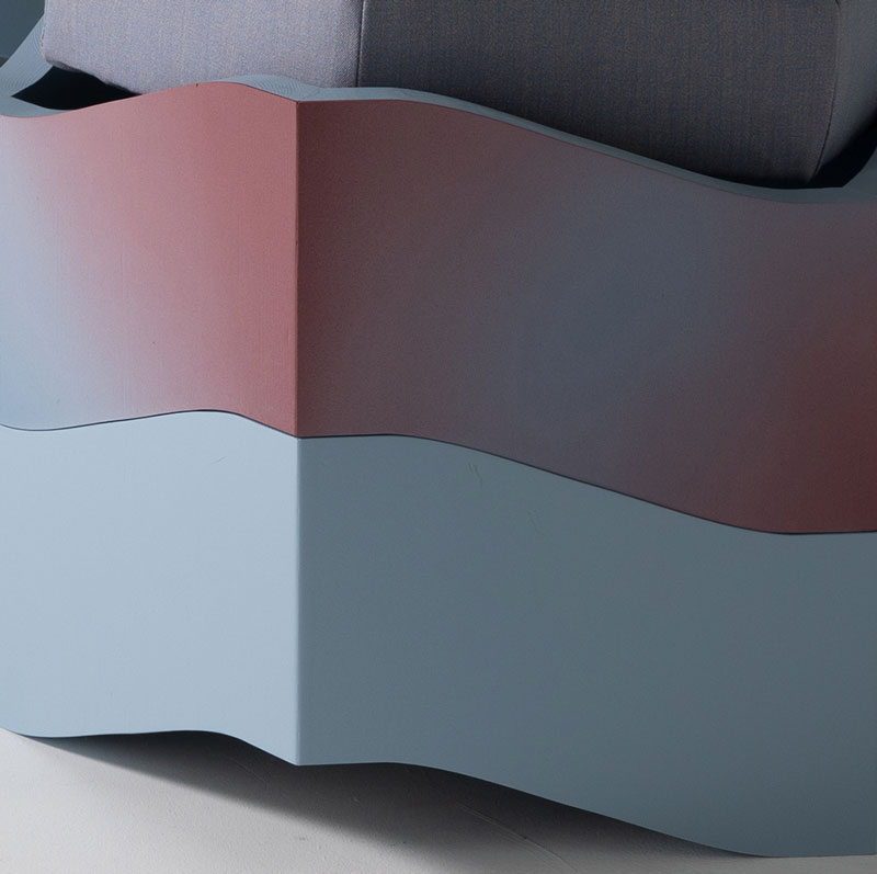 closeup modular stool